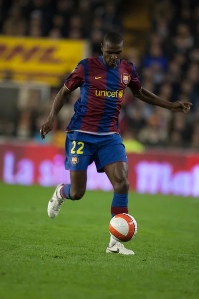 Eric abidal eylem — Stok fotoğraf